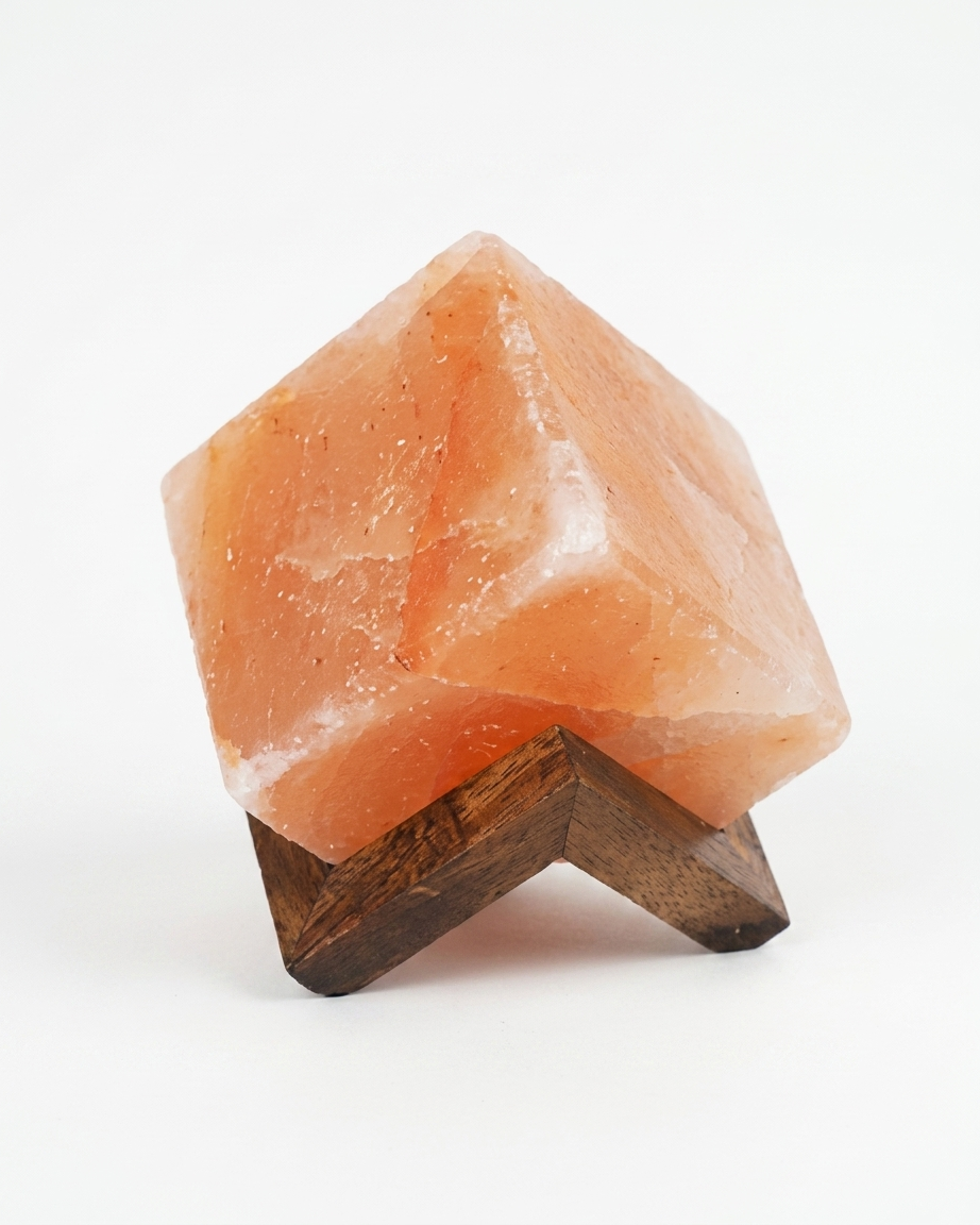 Himalayan Salt Diamond / Tilted Cube Lamp